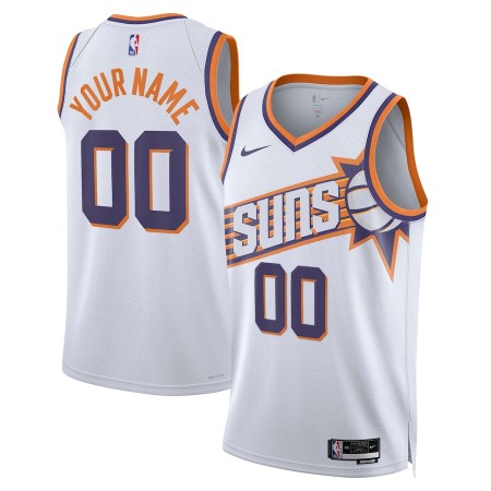 NBA Mænd Trøje Phoenix Suns Custom 2023-24 Nike Association Edition Hvid Swingman NBA Mænd Trøje Phoenix Suns Custom 2023-24 Nike Association Edition Hvid Swingman